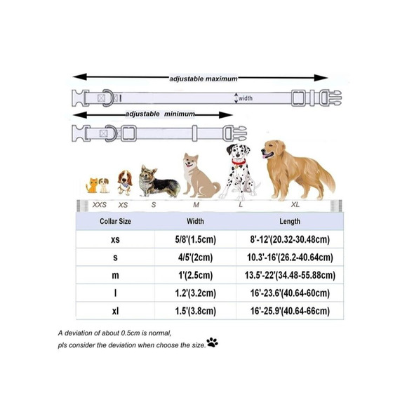 DOGWONG Red Christmas Dog Collar with Bowtie, Santa Claus Christmas Dog Collar - Picture 4 of 9